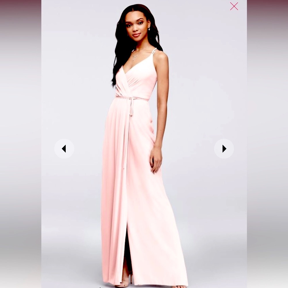 David’s Bridal georgette bridesmaid dress- NEW!!!